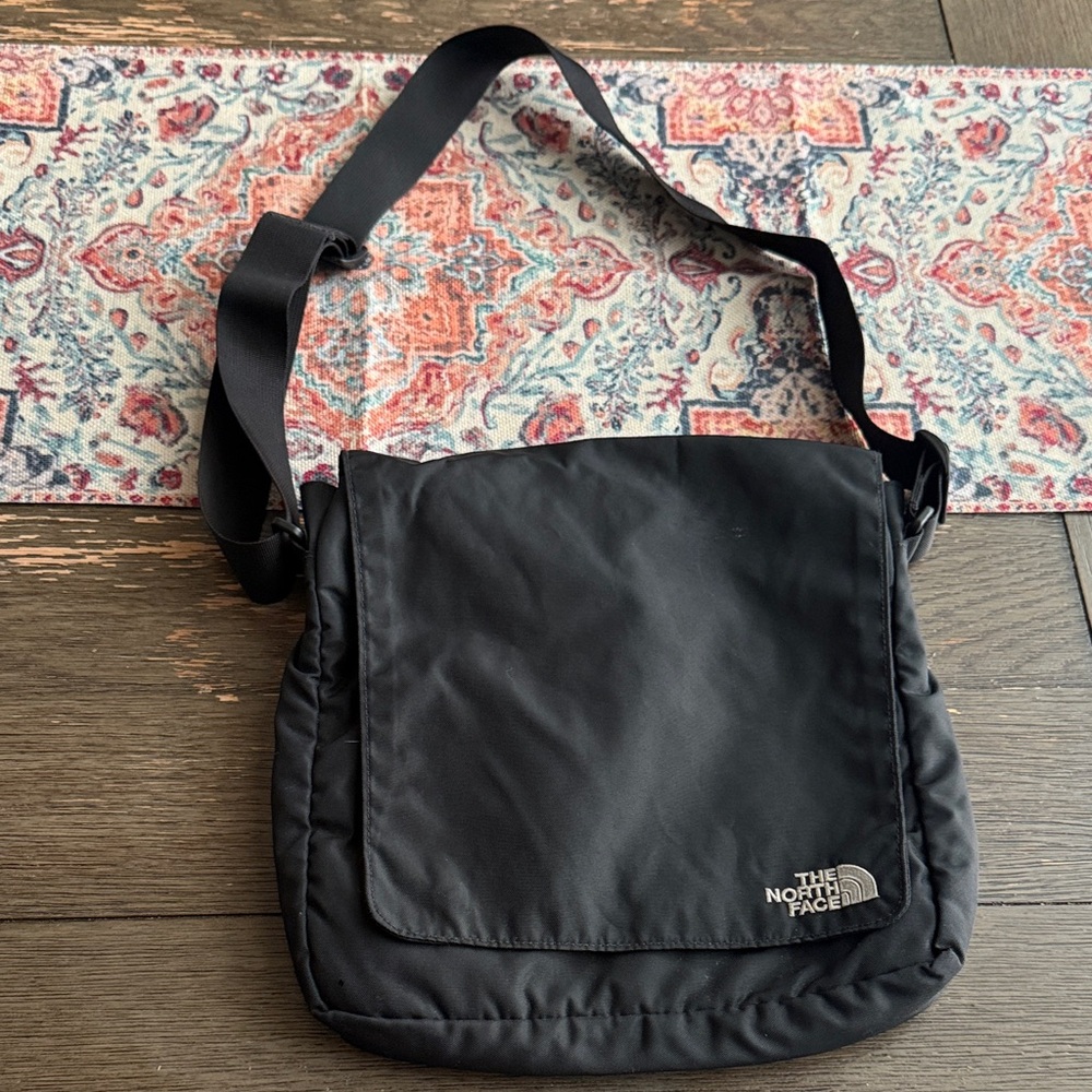The North Face Black Messenger Bag